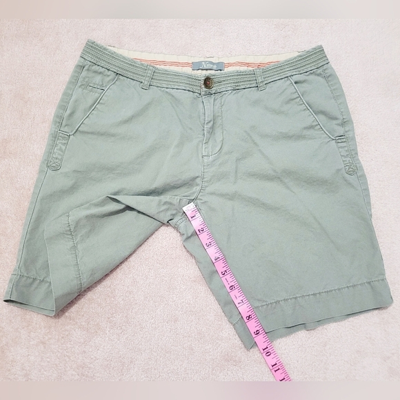 Natural Reflections Women's Size 8 Olive Green 100% Cotton Chino Shorts - Picture 7 of 10